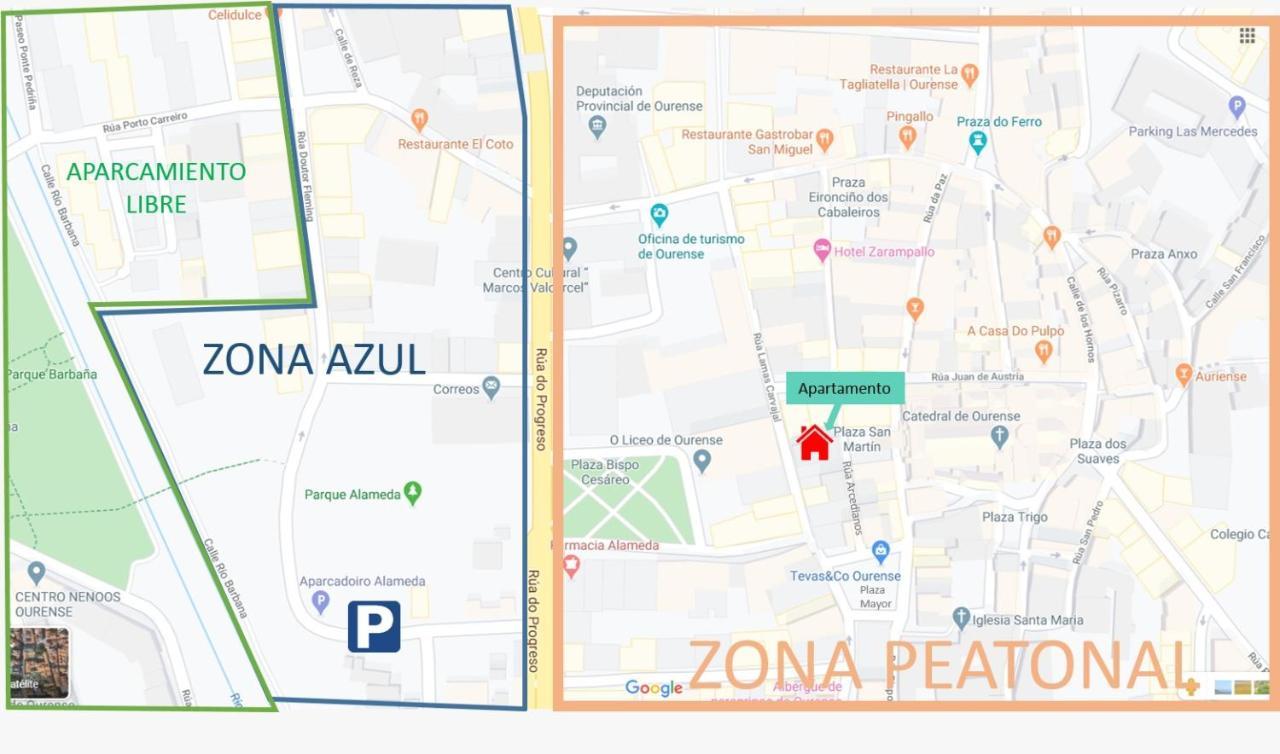 Apartamento Portico Paraiso Daire Ourense Dış mekan fotoğraf